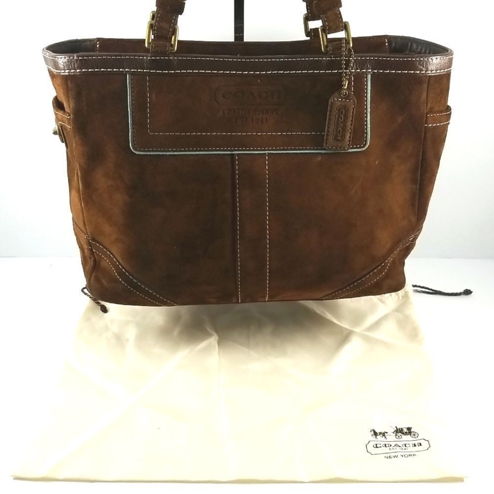 Coach Hampton In Suede With Dust Bag